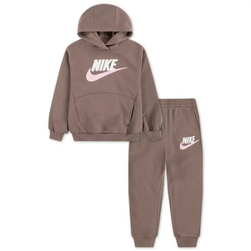 Nike Mink Brown Club Chenille Flc Sweat Sæt 1