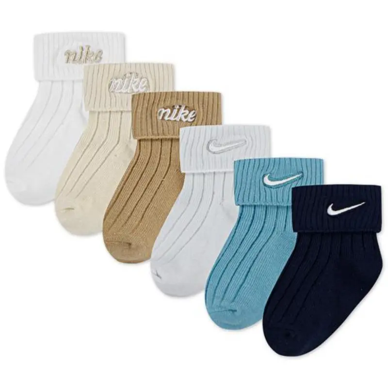 Nike Sail 6-Pak Rib Turncuff Inf Strømpe 1