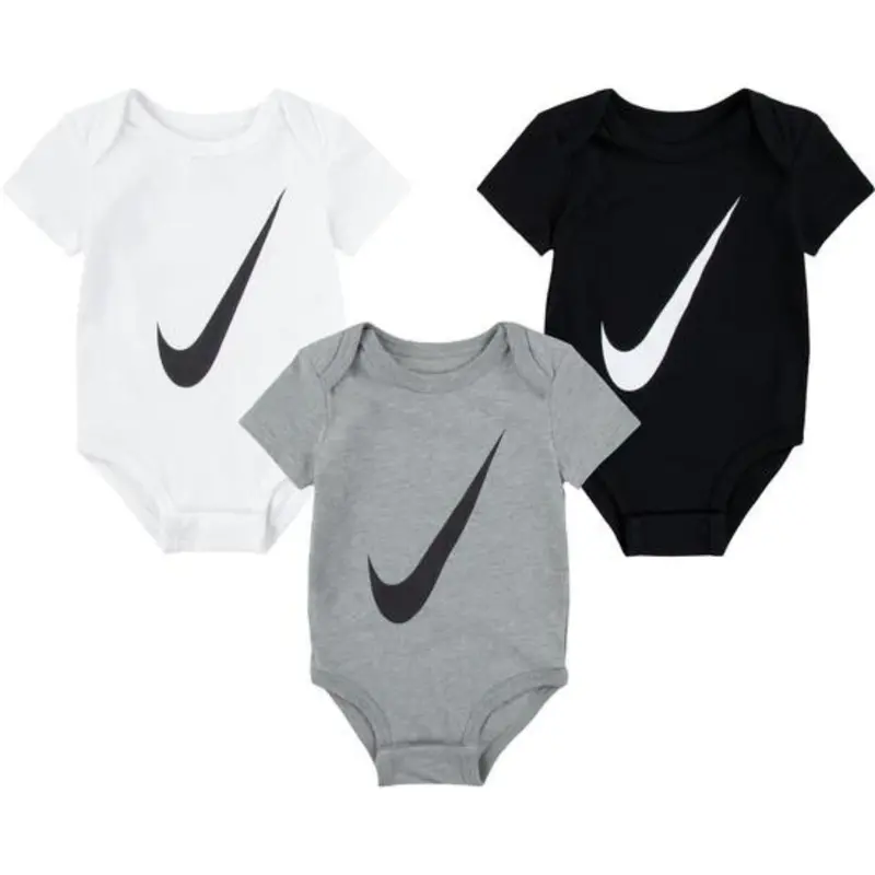 Nike White Swoosh 3-Pak S/S Body 1