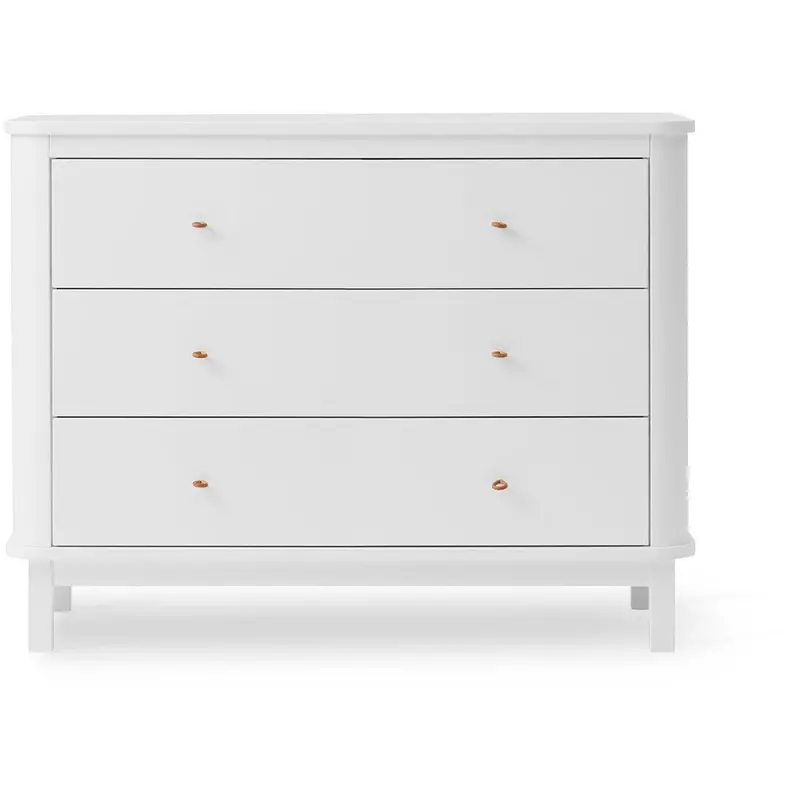 Oliver Furniture Wood Kommode 3 Skuffer White 1