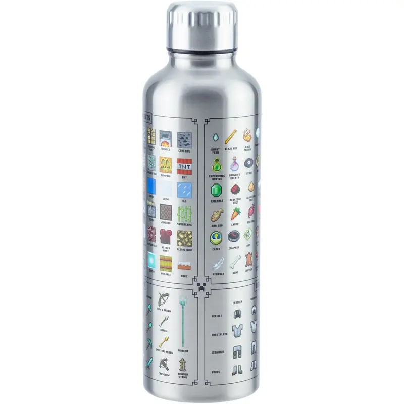 Paladone Minecraft Metal Water Flaske 1