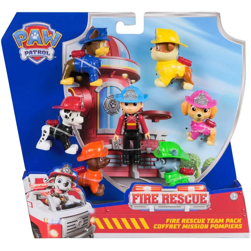 Paw Patrol Brandredning 7 Figursæt 1
