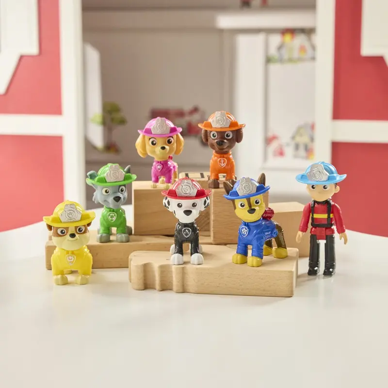 Paw Patrol Brandredning 7 Figursæt 2