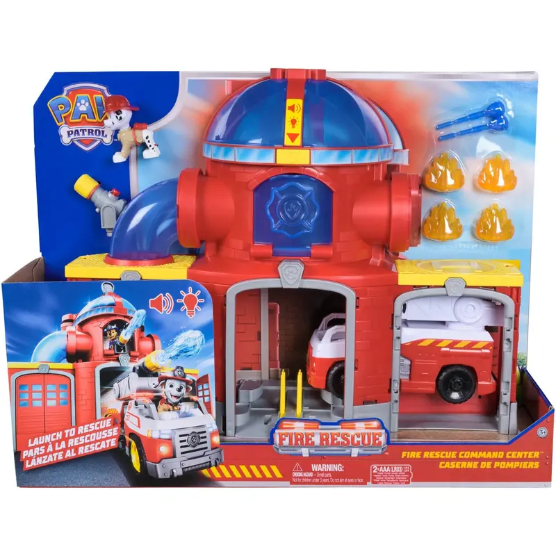 Paw Patrol Brandredning Brandstation Sæt 1