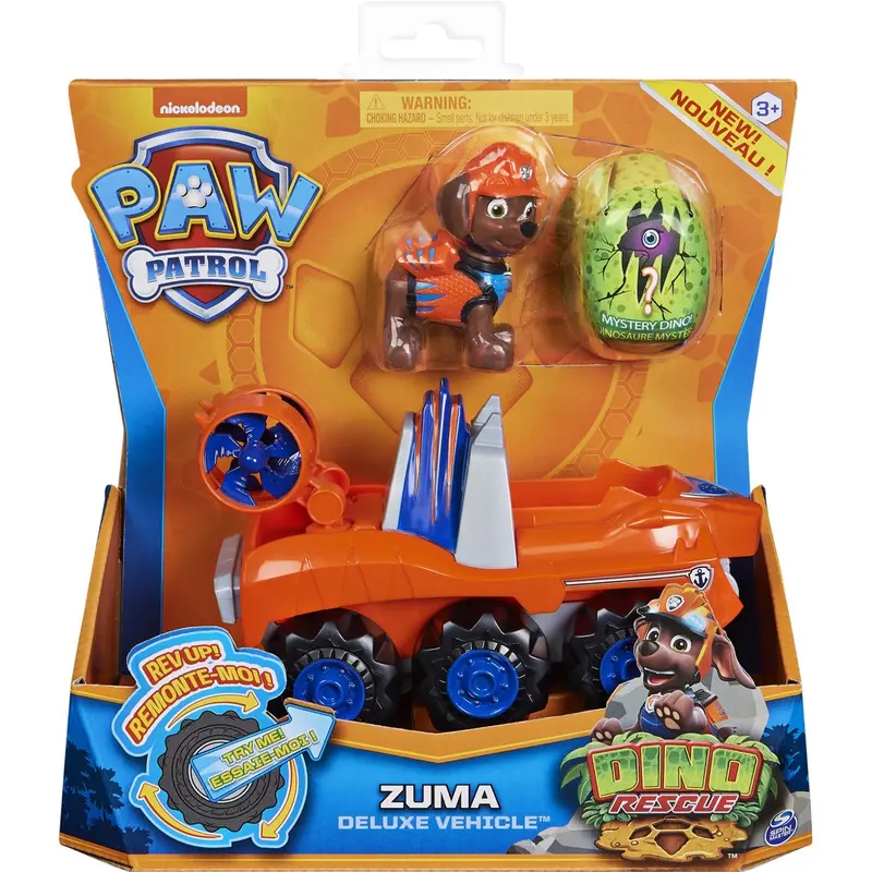 Paw Patrol Dino Køretøj Med Zuma 1