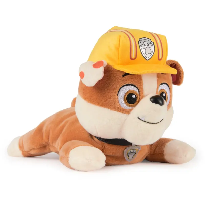 Paw Patrol Gund Hat & Halsbånd Plys 20 Cm Rubble 1
