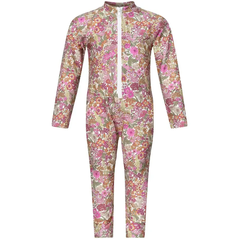 Petit Crabe Margaret Annie (Made With Liberty© Fabric) Lou Basic Badeheldragt L/S 1