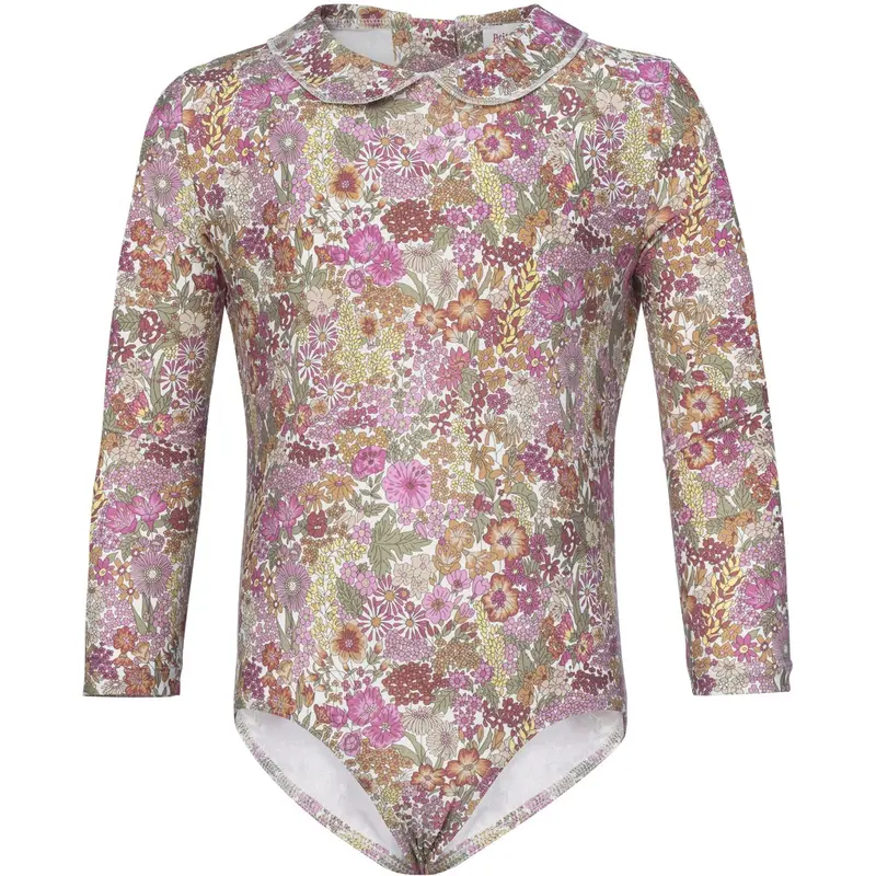 Petit Crabe Margaret Annie (Made With Liberty© Fabric) Peeter Pan Badedragt L/S 1