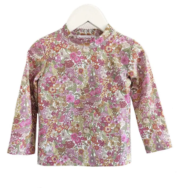Petit Crabe Margaret Annie (Made With Liberty© Fabric) Sydney Uv Swimshirt L/S 1