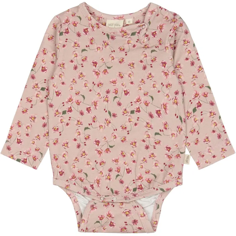 Petit Piao Autumn Anemone Body L/S Printed 1