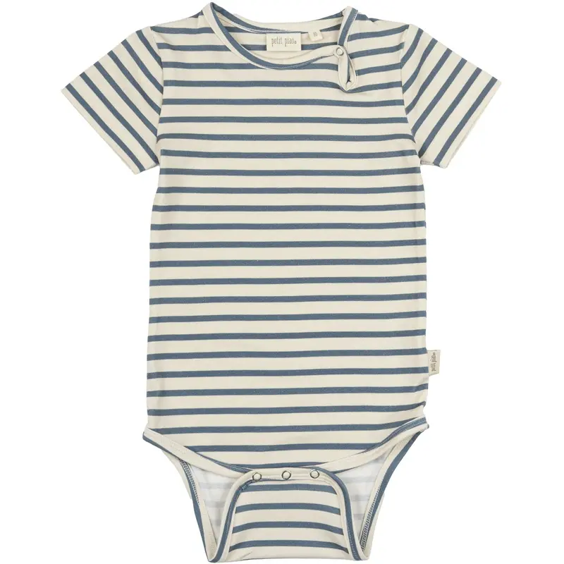 Petit Piao Blue Mirage Body S/S Sum Printed 1