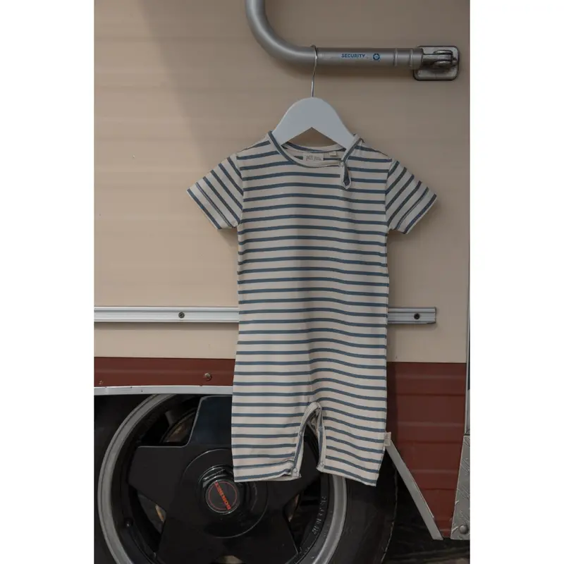 Petit Piao Blue Mirage Sommerdragt S/S Sum Printed 3
