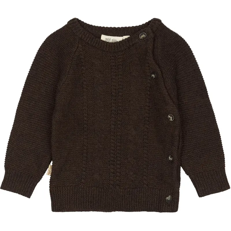 Petit Piao Brown Ppdaqo Strik Skjorte 1