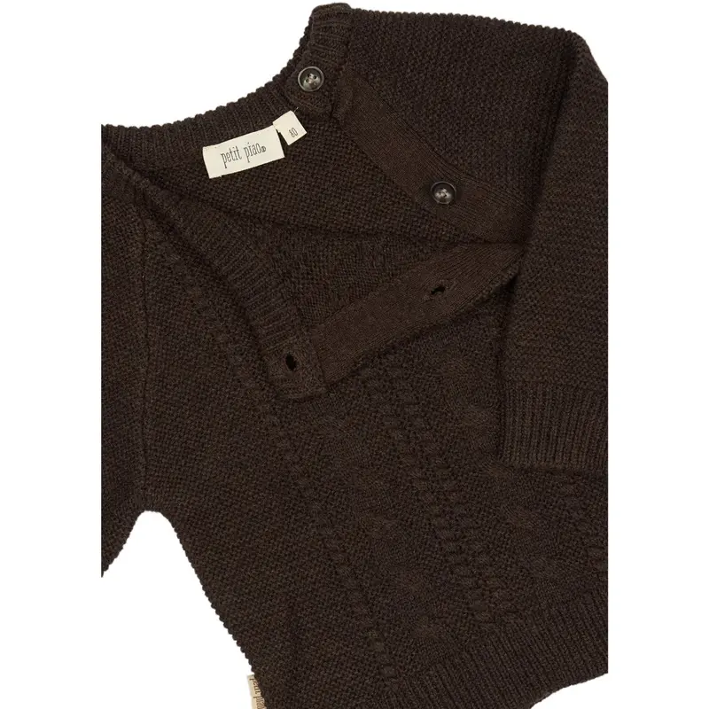 Petit Piao Brown Ppdaqo Strik Skjorte 2