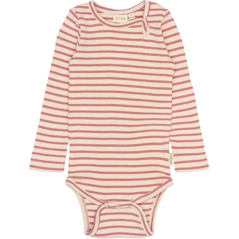 Petit Piao Dusty Rose Striped Ppsky L_S Body 1