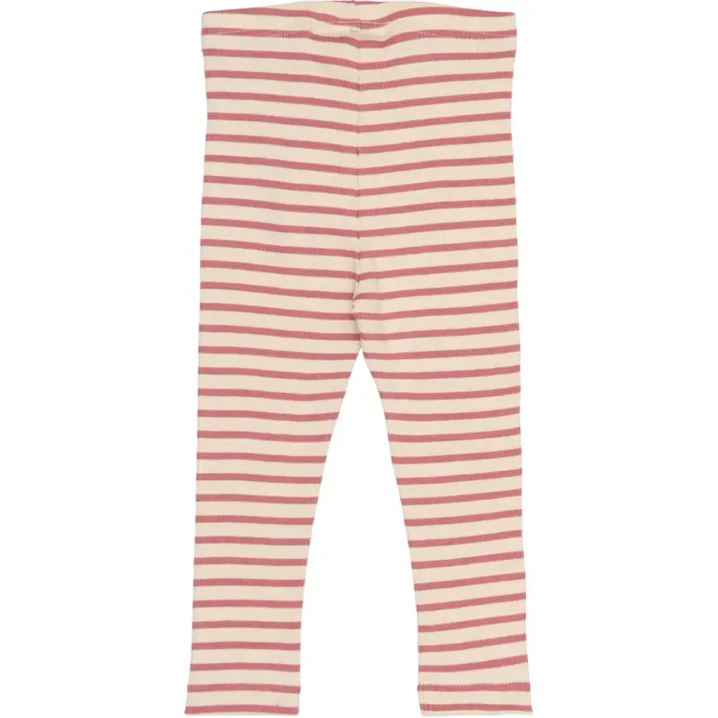 Petit Piao Dusty Rose Striped Ppsky Leggings 3
