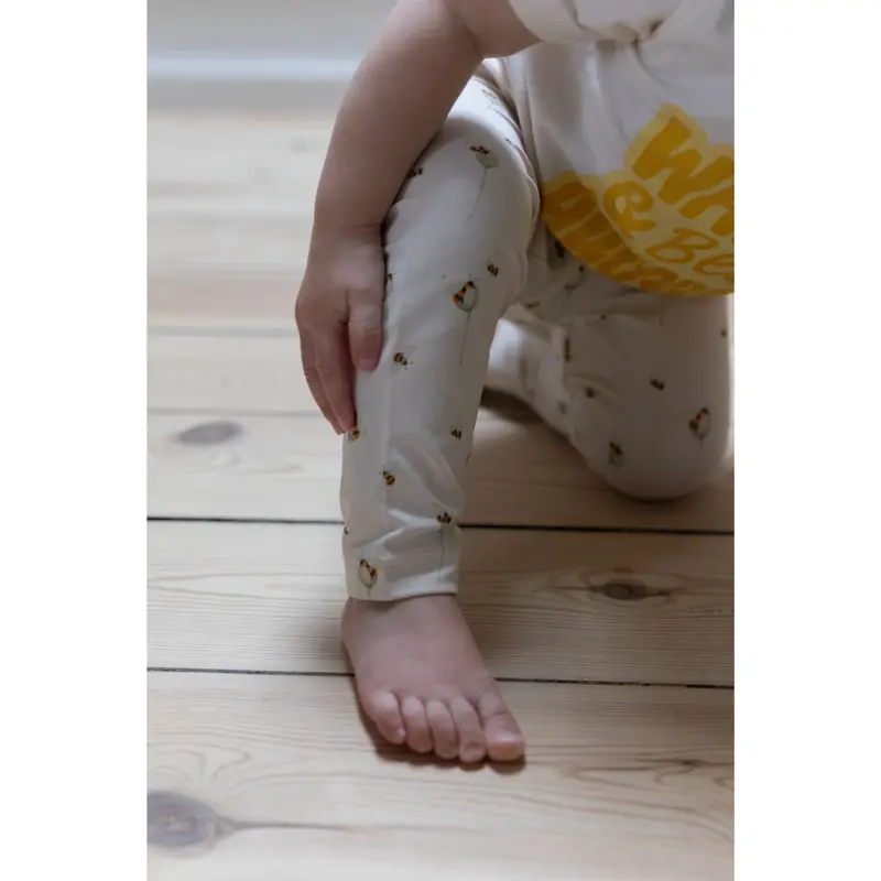 Petit Piao Eggnog Bee Aop Ppjubii Leggings 2