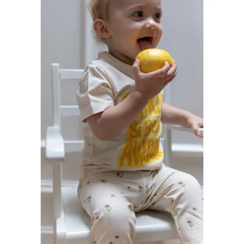 Petit Piao Eggnog Bee Aop Ppjubii Leggings 3