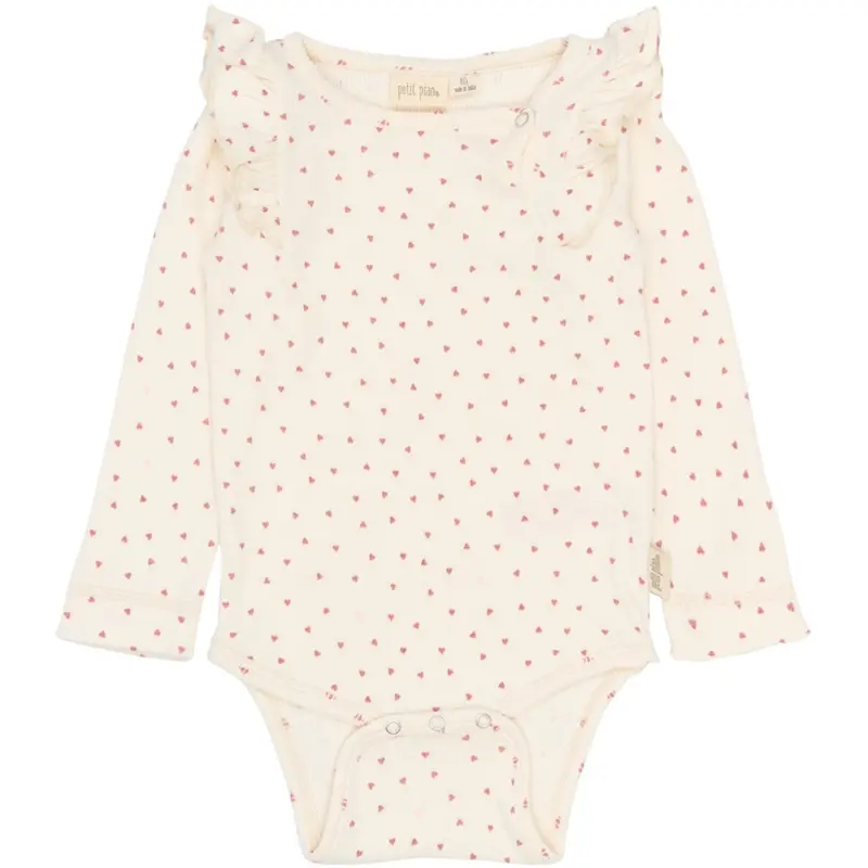 Petit Piao Eggnog Heart Aop Ppsonja L_S Body 1