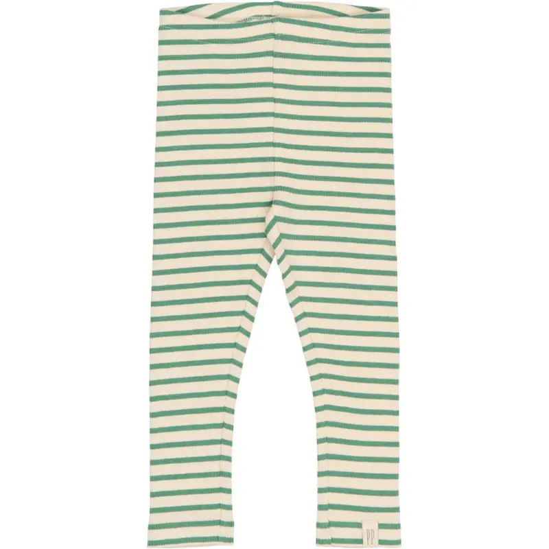 Petit Piao Frosty Spruce Striped Ppsky Leggings 1