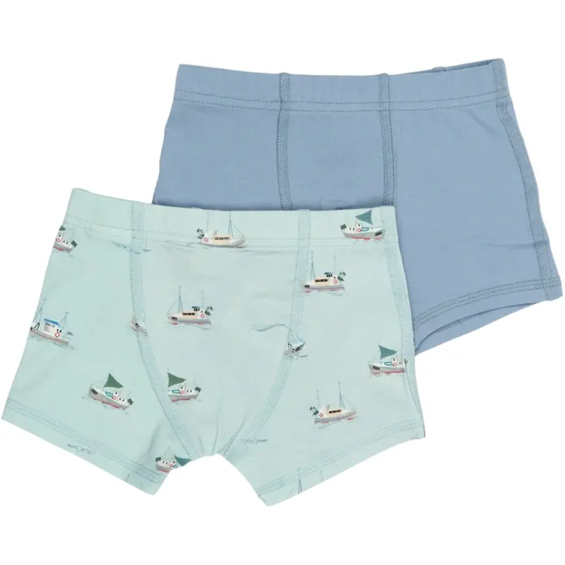 Petit Piao Illusion Blue Boat Aop Ppstar Underbukser 2-Pack 1