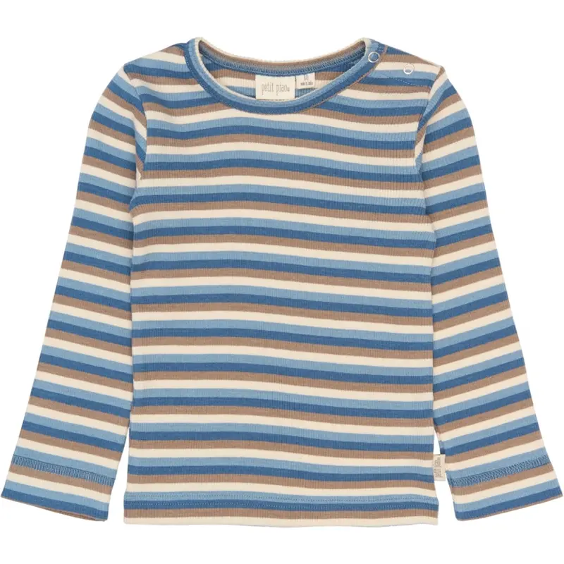 Petit Piao Infinity Multistriped Ppsong L_S Tee 1