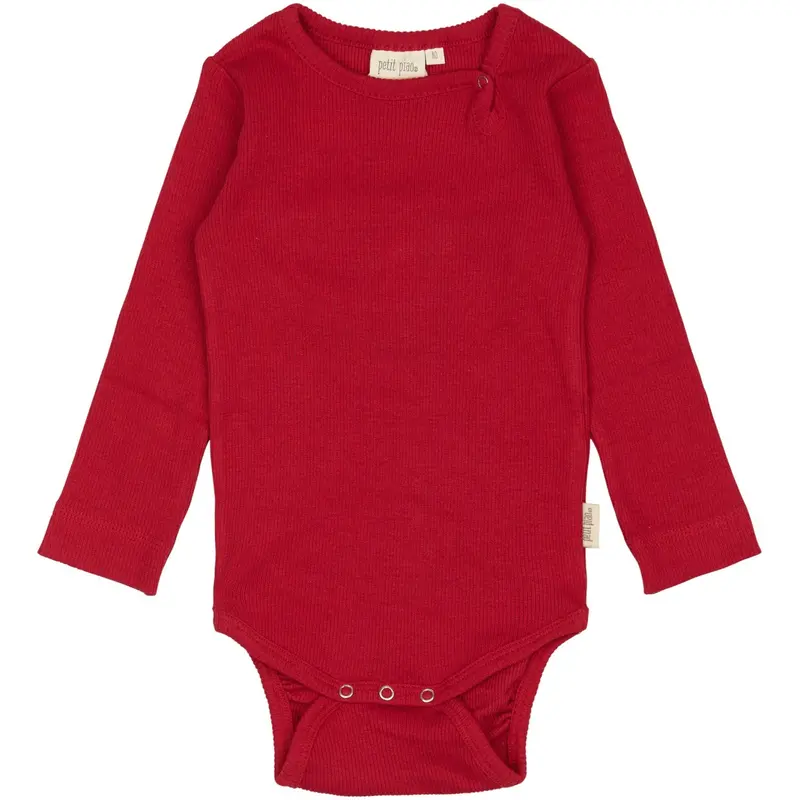 Petit Piao Jet Red Body L/S Modal 1