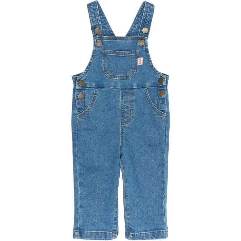 Petit Piao Light Blue Denim Ppelm Denim Smækbukser 1