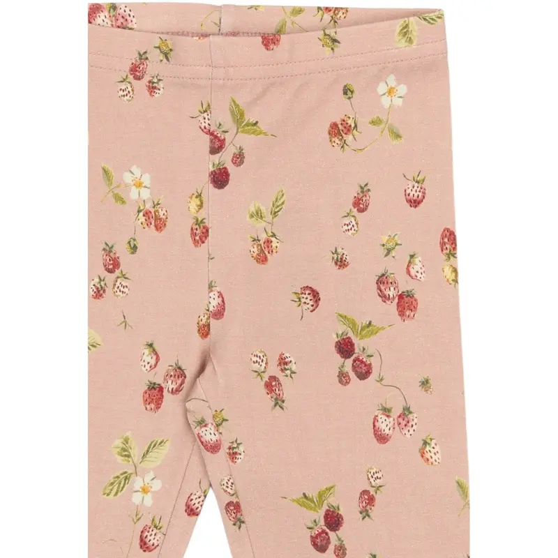 Petit Piao Misty Rose Strawberry Aop Ppstar Leggings 7