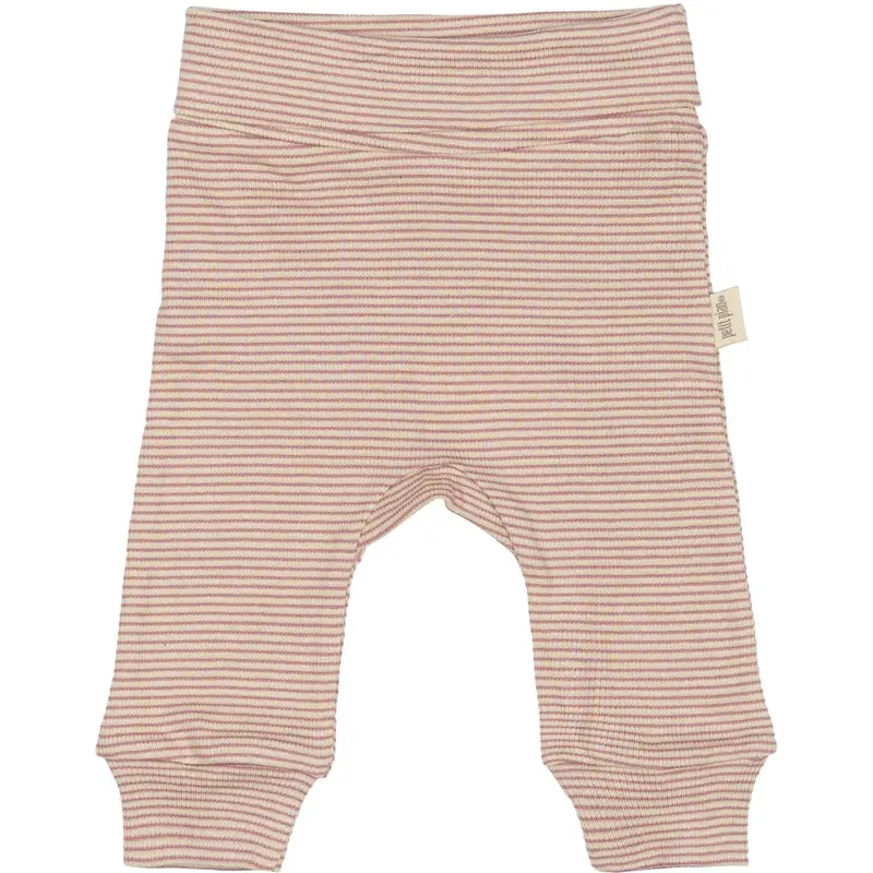 Petit Piao Nostalgic Rose/Dark Off White Ppdian Fold Leggings Stripe Noos 1