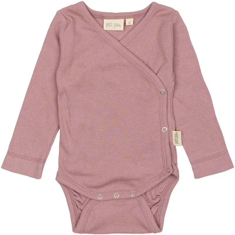 Petit Piao Nostalgic Rose Ppdi Body L/S Fold Over Noos 1