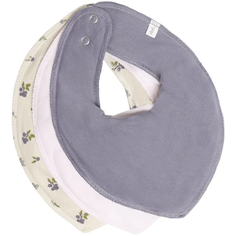 Pippi Blue Granite Bandana Savlesmæk Girl -Aop (3-Pack) 1
