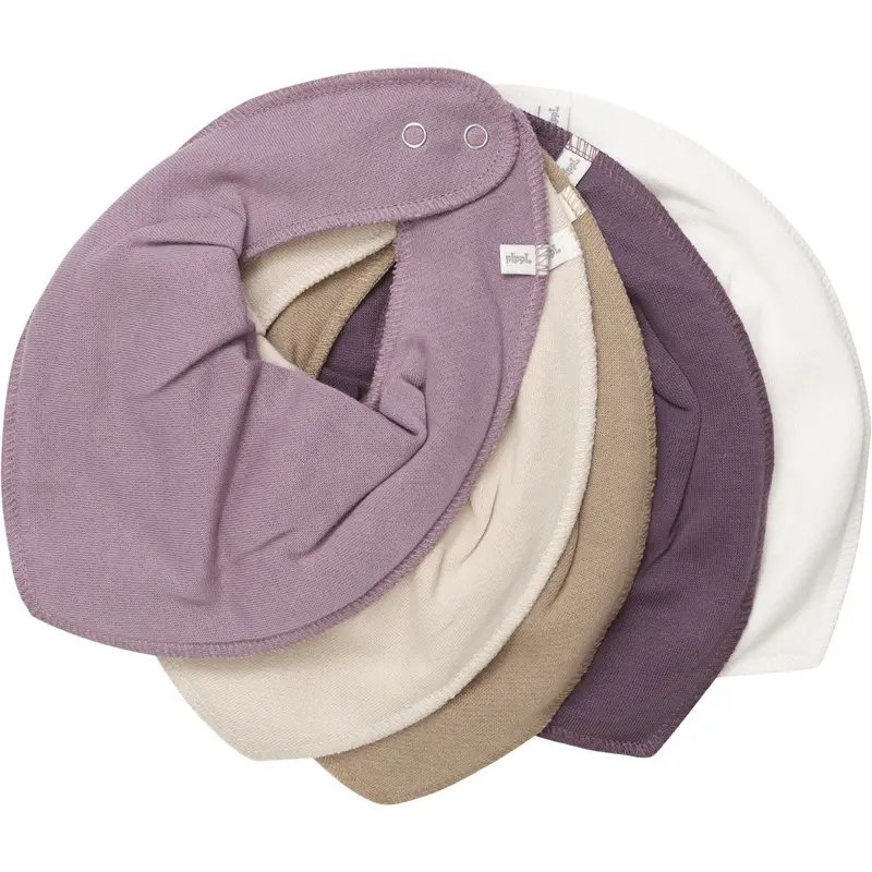Pippi Elderberry Bandana Savlesmæk - Solid (5-Pack) 1