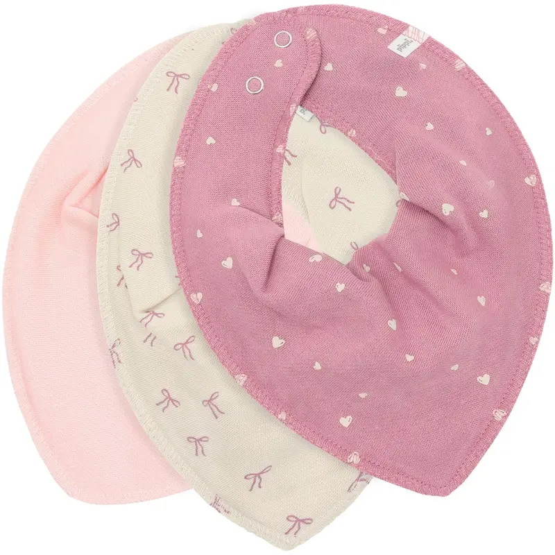 Pippi Mauve Orchid Bandana Stof Savlesmæk Girl - Aop (3-Pack) 1