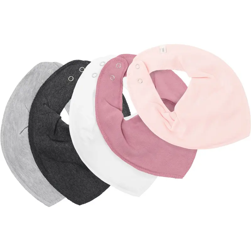 Pippi Mauve Orchid Bandana Stof Savlesmæk - Solid (5-Pack) 1