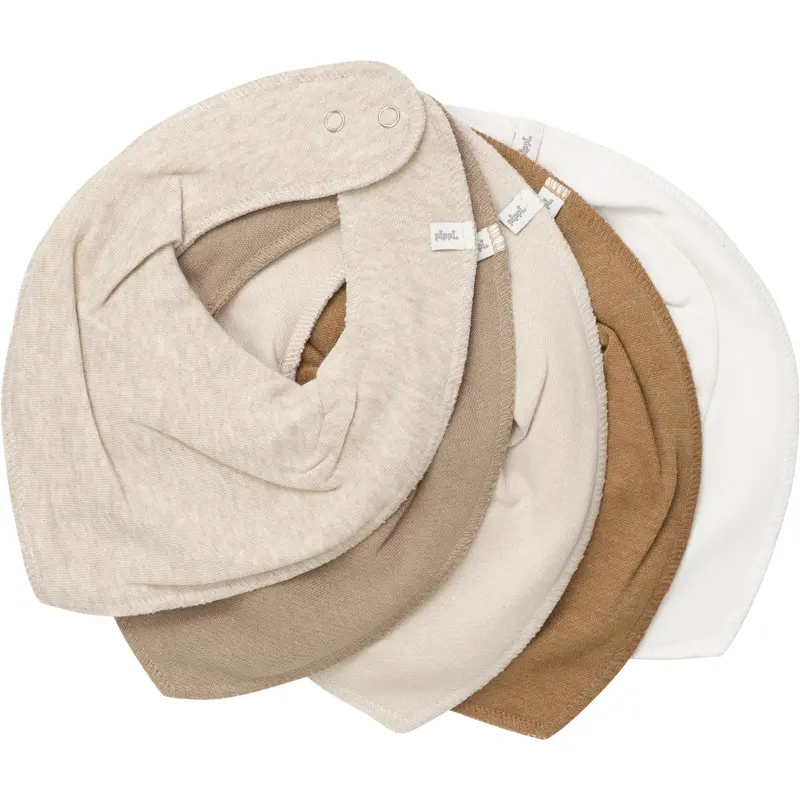 Pippi Rainy Day Bandana Savlesmæk - Solid (5-Pack) 1