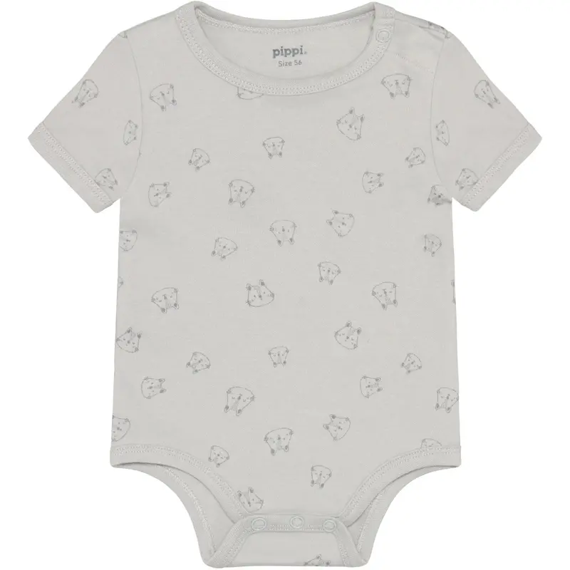 Pippi Rainy Day Body Ss Ao-Printed (4-Pack) 6