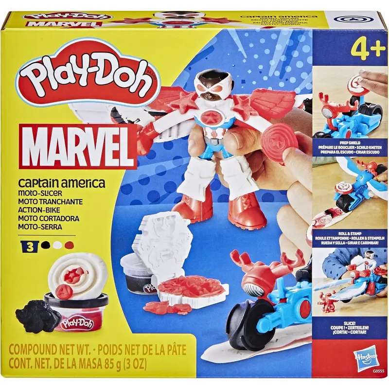 Play-Doh Captain America Moto-Skærer 1