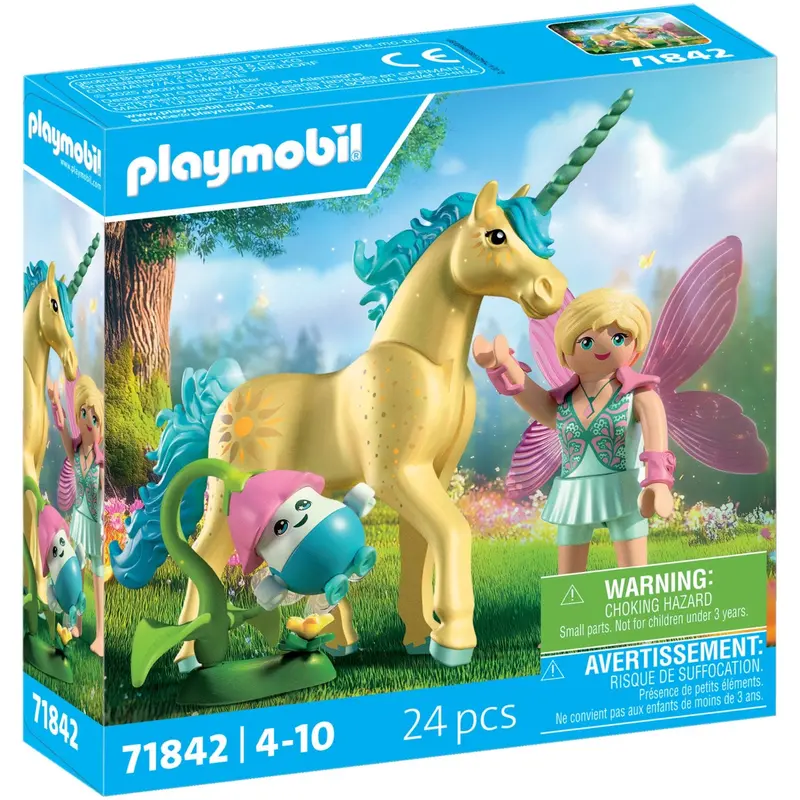 Playmobil® Collectible Unicorn: Sunshine Blossom With Fe 1