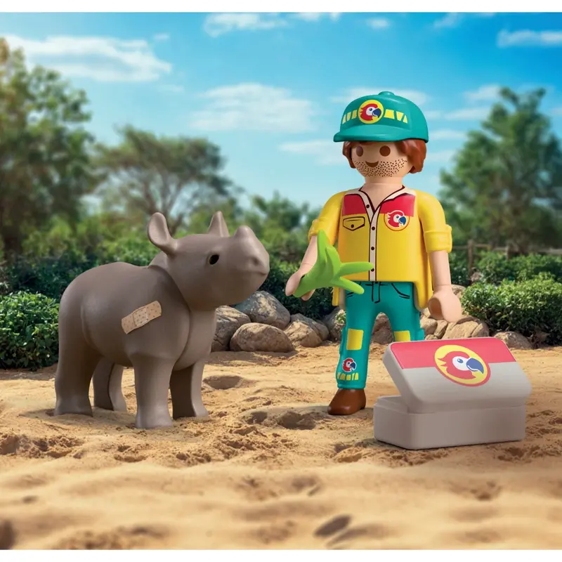 Playmobil® Duopack Ranger With Rhino 2