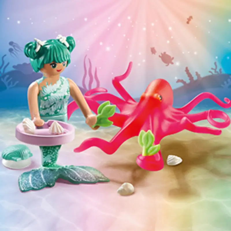 Playmobil® Mermaid With Colour-Changing Octopus 2