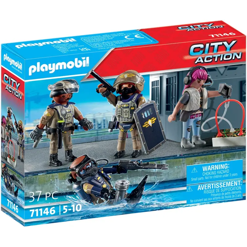 Playmobil® Tactical Unit Figur Sæt 1