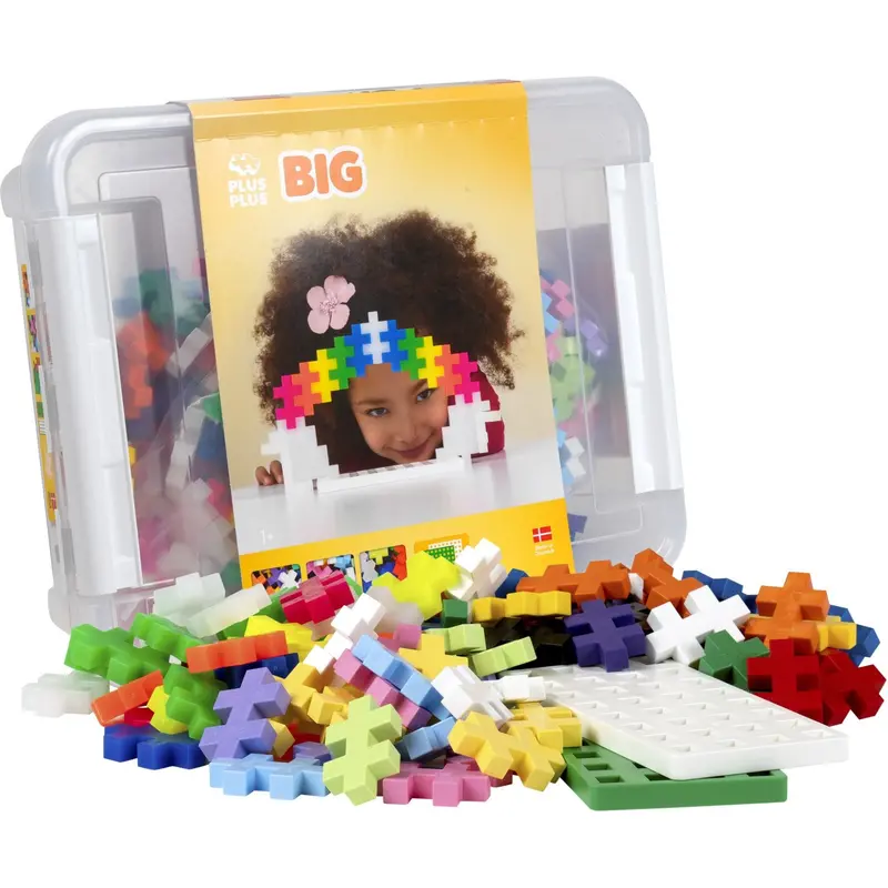 Plus-Plus Big Opbevaring Box Mix / 200 Pcs 1