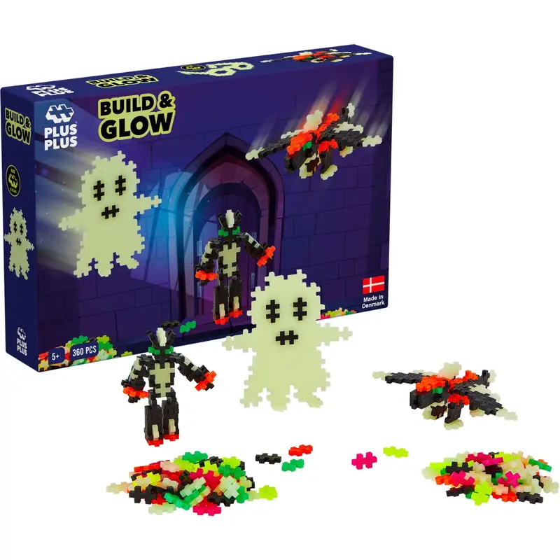 Plus-Plus Build Og Glow - Glow In The Dark / 360 Pcs 1