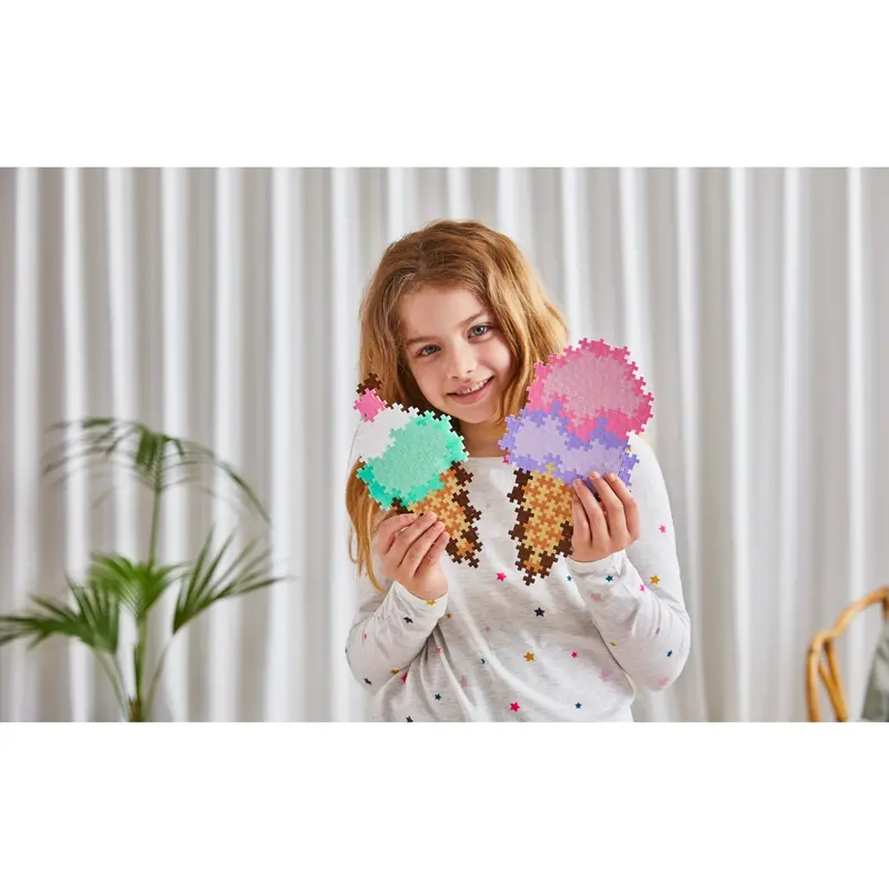 Plus-Plus Puslespil By Number Ice Cream Cones 250Pcs 2