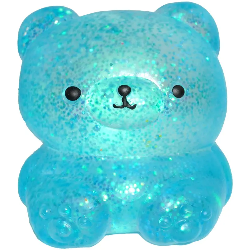 Pocket Money Squeeze Sugar Glitter Bjørn Blue 1