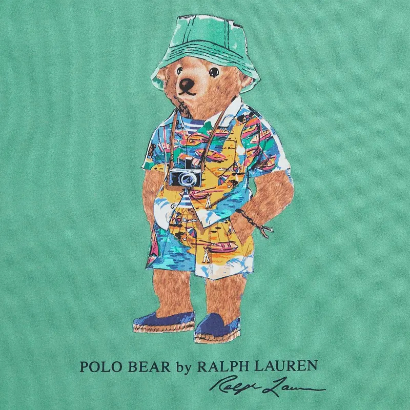 Polo Ralph Lauren Bear Haven Green Boy T-Shirt 2