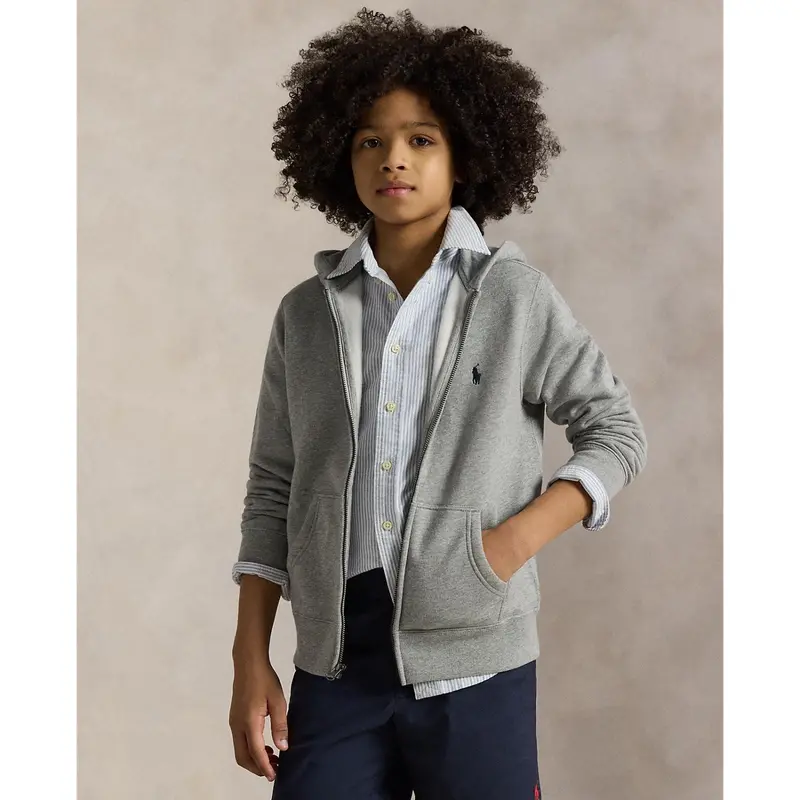 Polo Ralph Lauren Boy Hoodie Dark Sport Heather 2