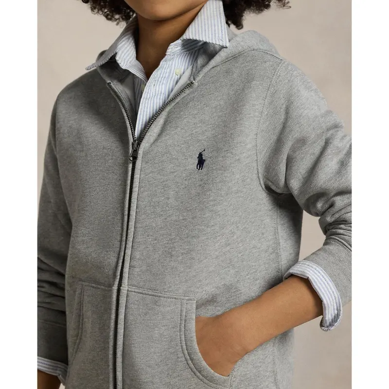 Polo Ralph Lauren Boy Hoodie Dark Sport Heather 3