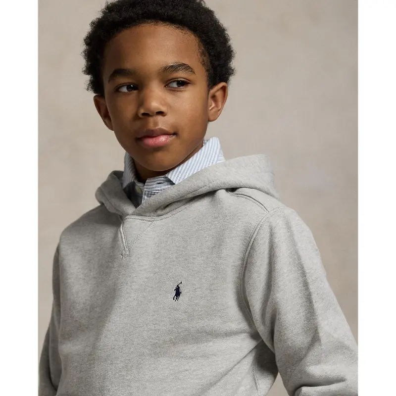 Polo Ralph Lauren Boy Long Sleeved Hoodie Andover Heather 3